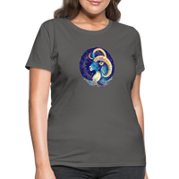 Thumbnail for Women's Mythical Capricorn T-Shirt - charcoal