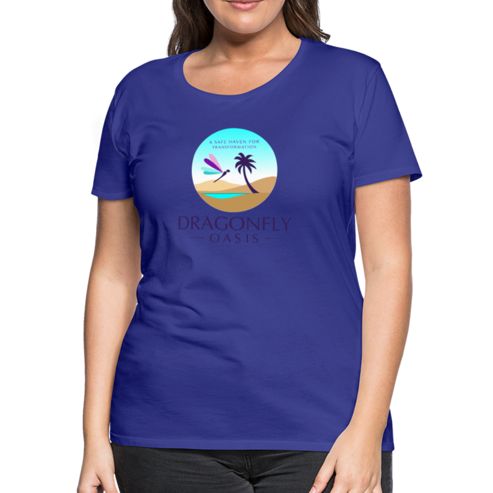 Women's Dragonfly Oasis V.1 Premium T-Shirt - royal blue