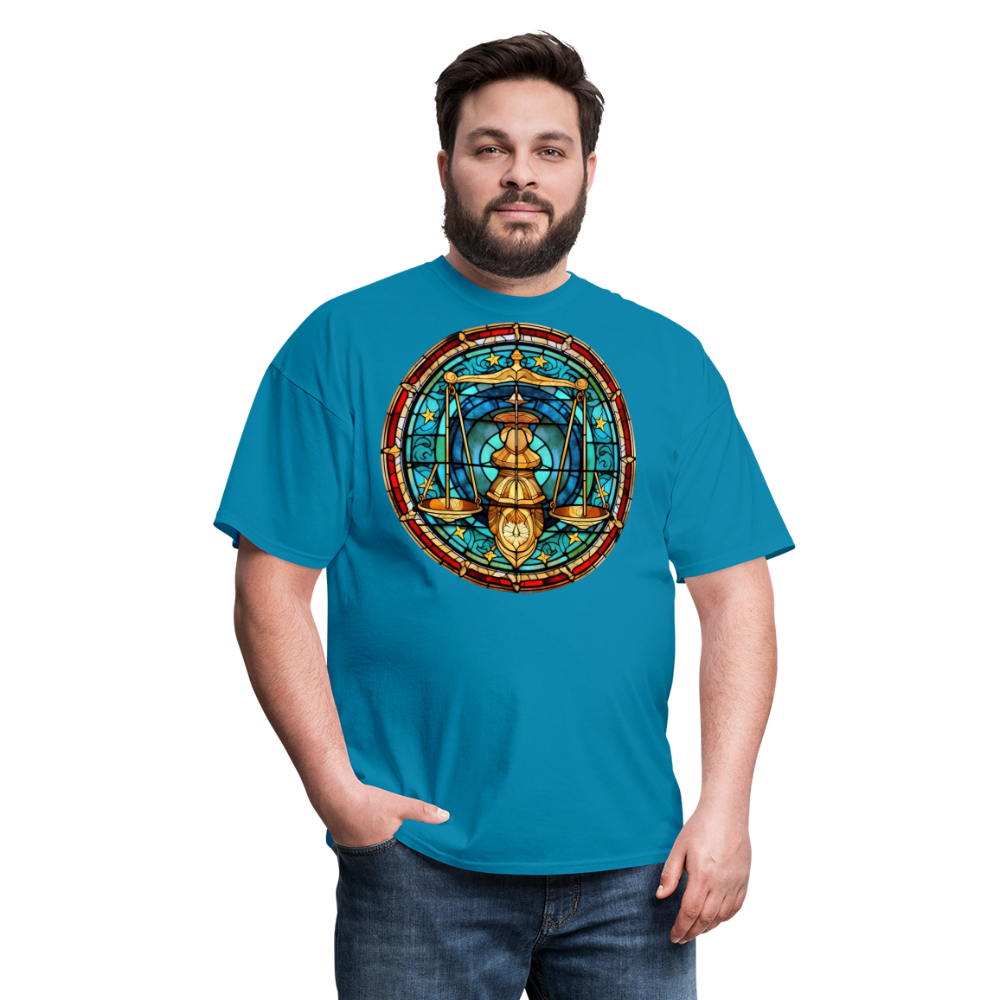 Men's Mosaic Libra Classic T-Shirt - turquoise