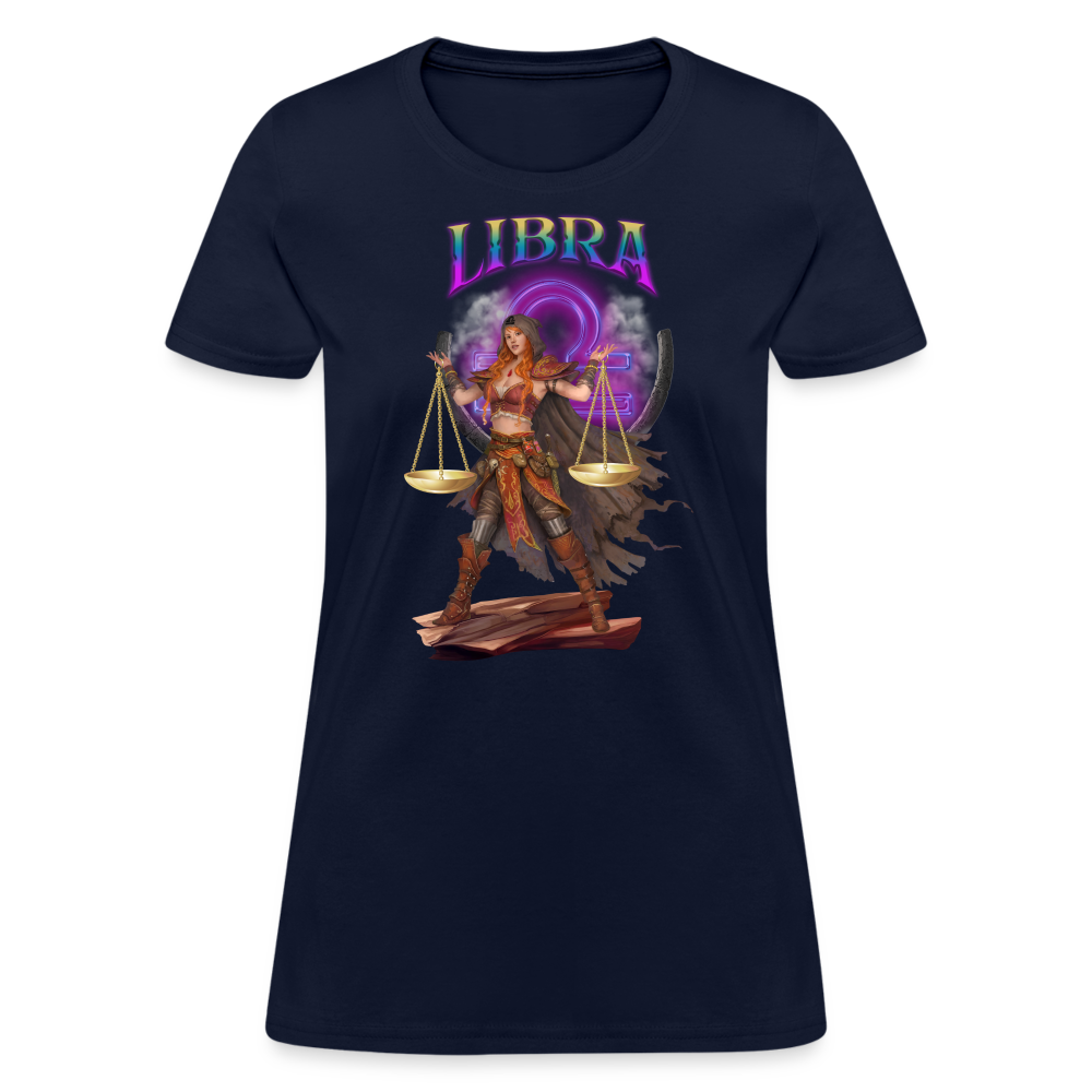 Astral Libra Women's T-Shirt - navy