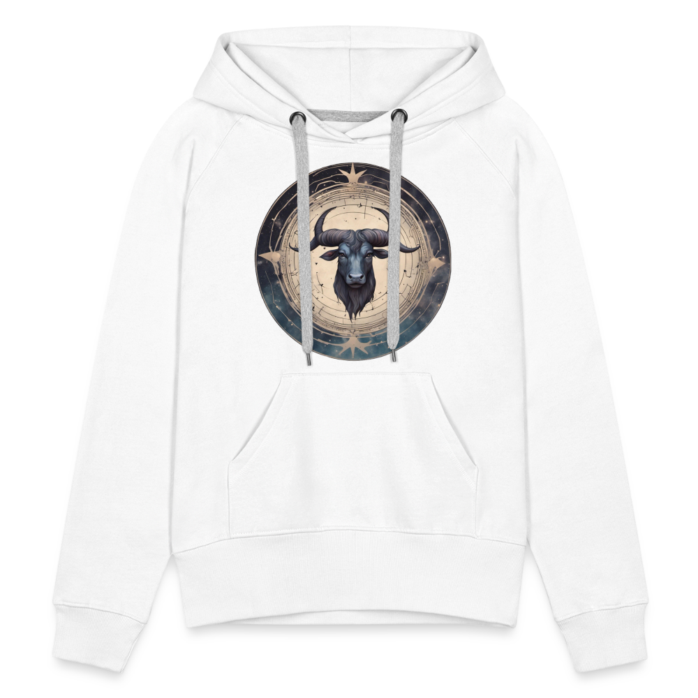 Women’s Mythical Taurus Premium Hoodie - white