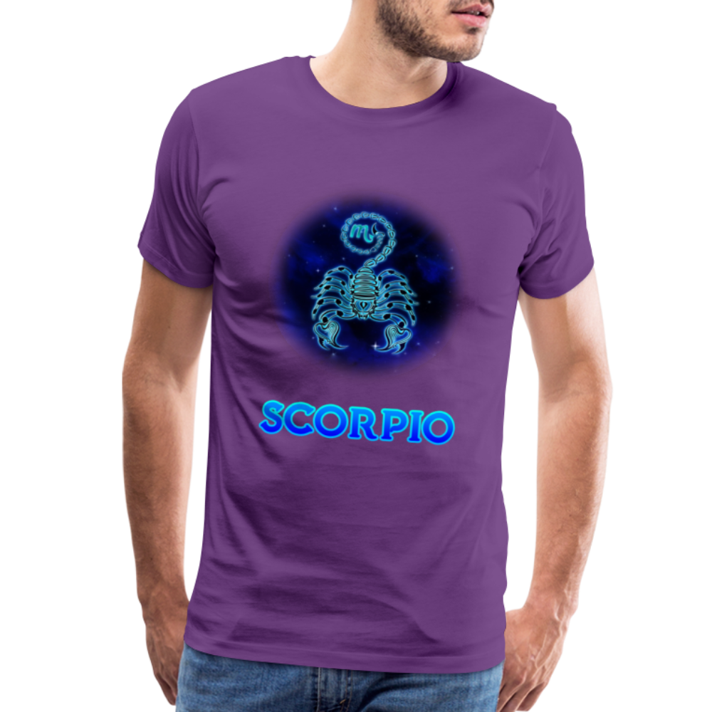 Men's Scorpio Premium T-Shirt - purple