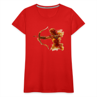 Thumbnail for Women’s Mythical Sagittarius Premium T-Shirt - red