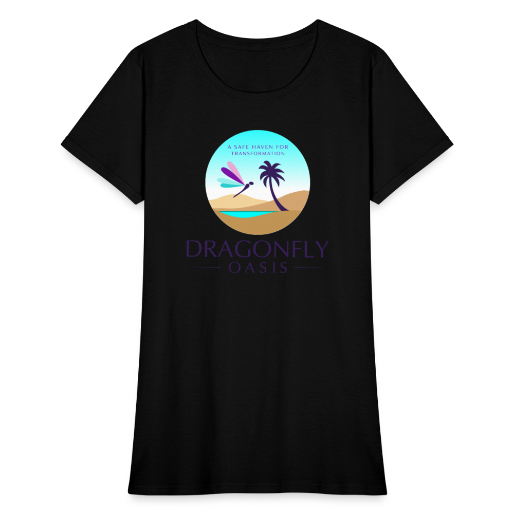 Women's Dragonfly Oasis V.1 Capricorn T-Shirt - black