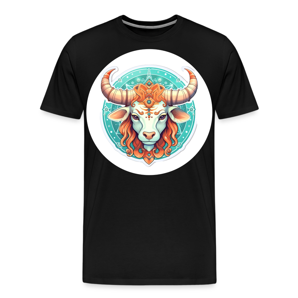 Men's Symbol Taurus Premium T-Shirt - black