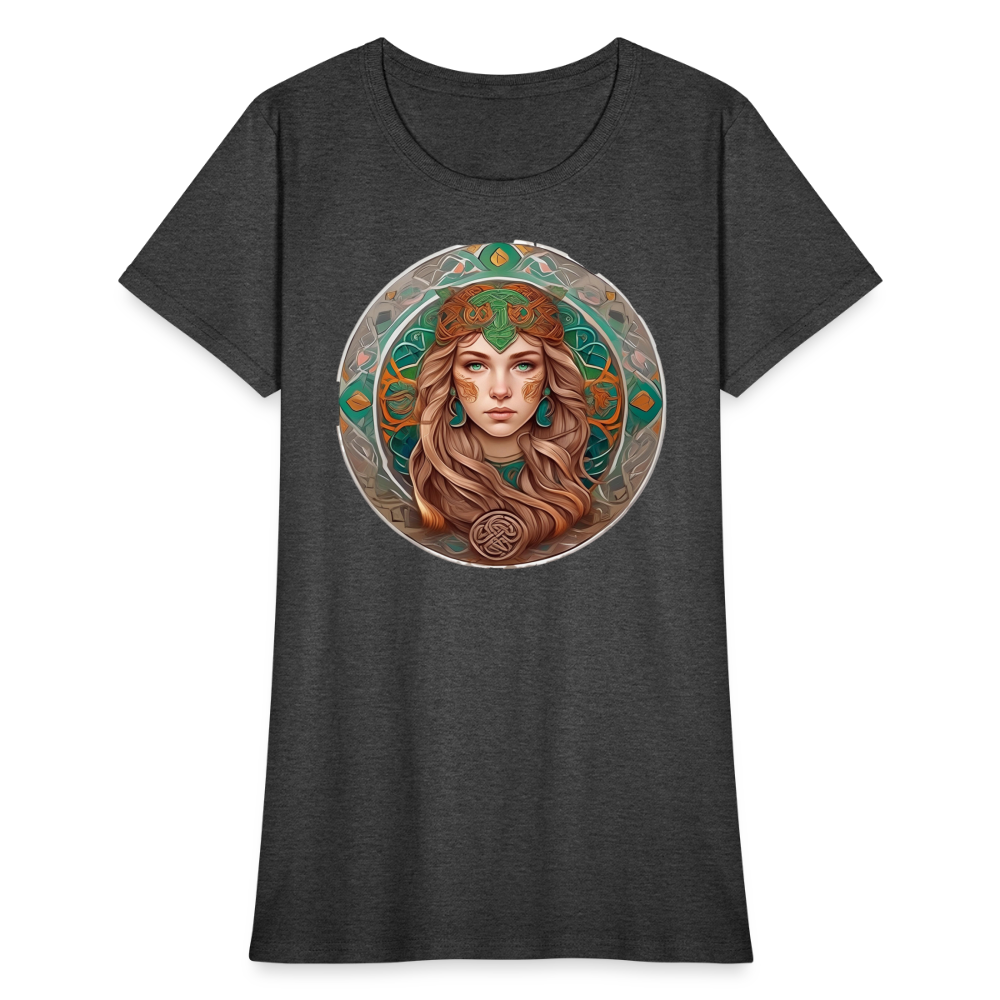 Women's Mythical Virgo T-Shirt - heather black