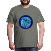 Thumbnail for Men's Leo Premium T-Shirt - asphalt gray