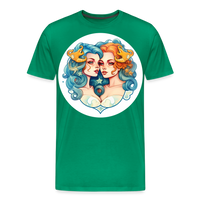 Thumbnail for Men's Symbol Gemini Premium T-Shirt - kelly green