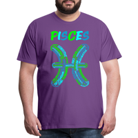 Thumbnail for Men's Power Words Pisces Premium T-Shirt - purple