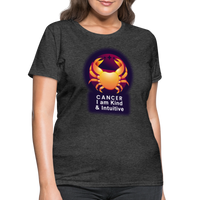 Thumbnail for Women's Glow Cancer T-Shirt - heather black