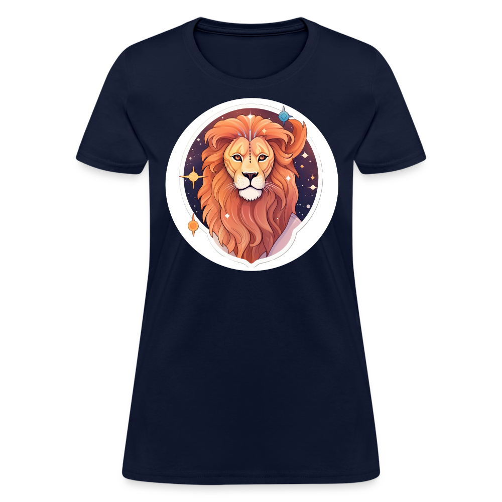 Women's Symbol Leo T-Shirt - navy