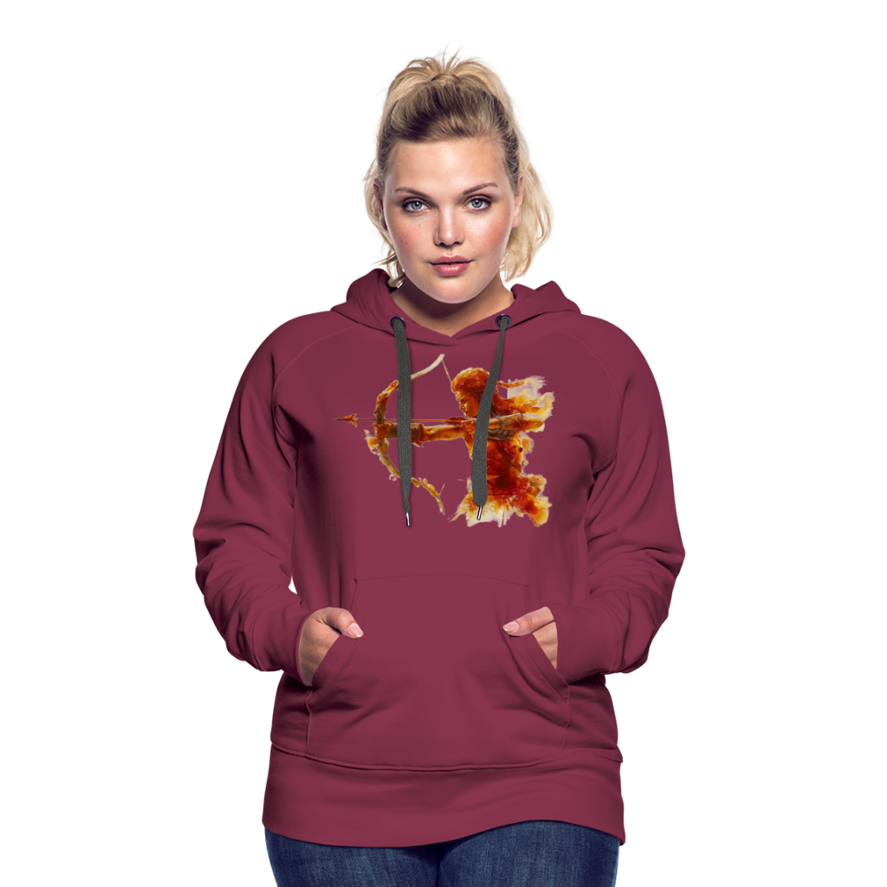 Women’s Mythical Sagittarius Premium Hoodie - burgundy