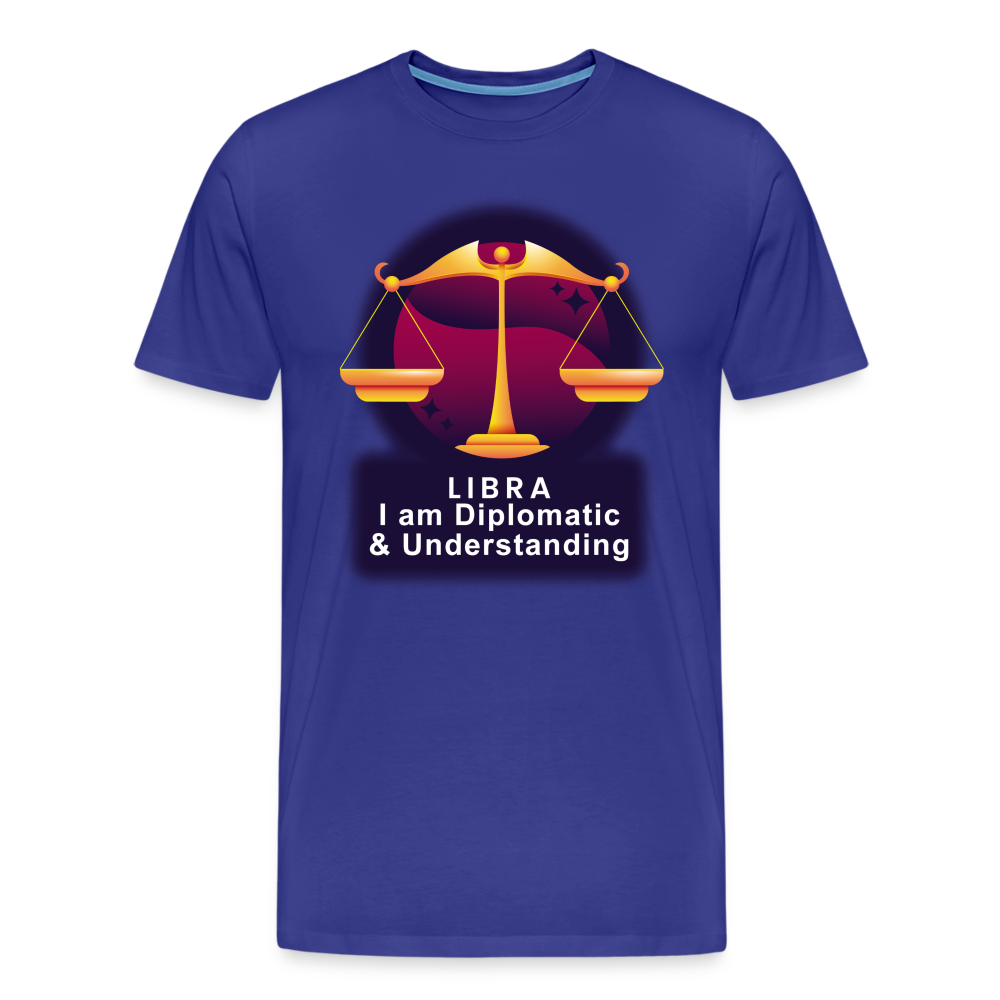 Men's Glow Libra Premium T-Shirt - royal blue