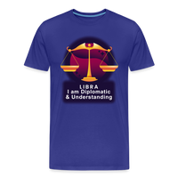 Thumbnail for Men's Glow Libra Premium T-Shirt - royal blue