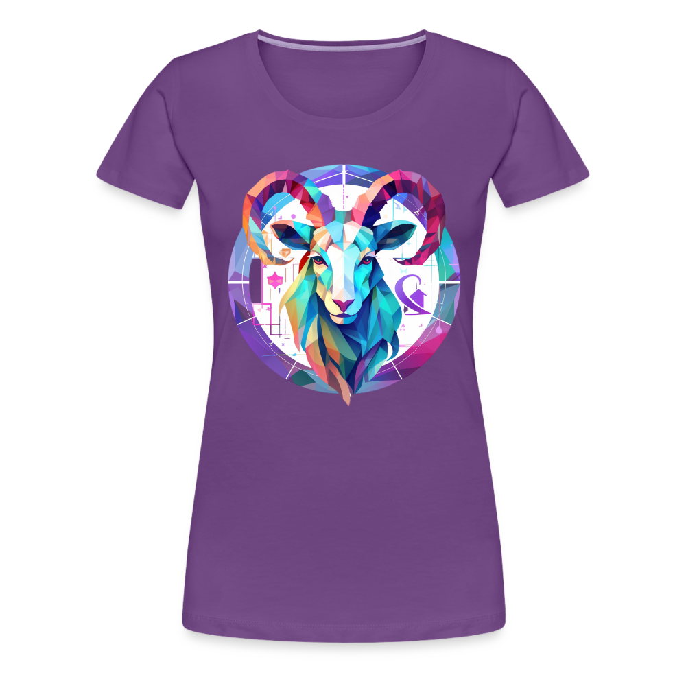 Women’s Mythical Aries Premium T-Shirt - purple