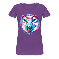 Thumbnail for Women’s Mythical Aries Premium T-Shirt - purple