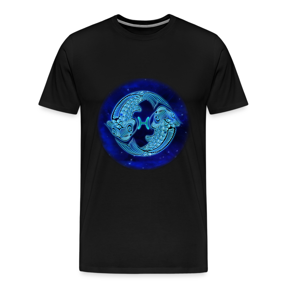 Men's Pisces Premium T-Shirt - black