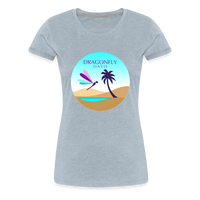 Thumbnail for Women's Dragonfly Oasis V.2 Premium T-Shirt - heather ice blue