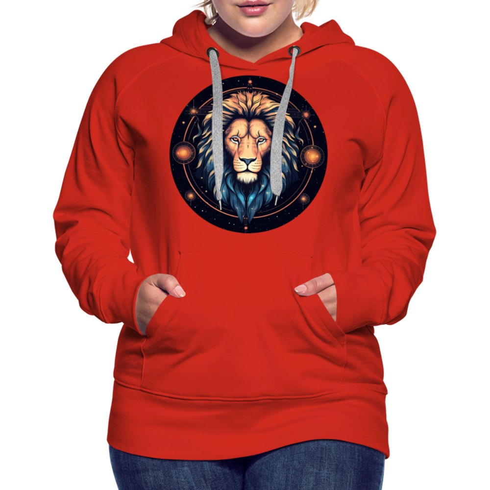 Women’s Magic Leo Premium Hoodie - red