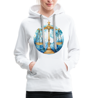 Thumbnail for Women’s Mythical Libra Premium Hoodie - white