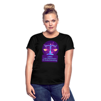 Thumbnail for Women's Neon Libra Relaxed Fit T-Shirt - black