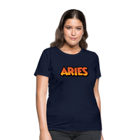 Thumbnail for Women's Aries New Design T-Shirt - navy