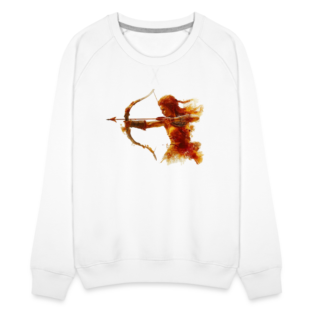 Women’s Mythical Sagittarius Premium Sweatshirt - white