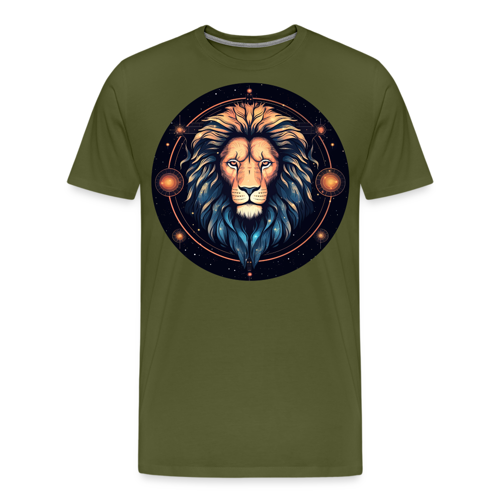 Men's Magic Leo Premium T-Shirt - olive green