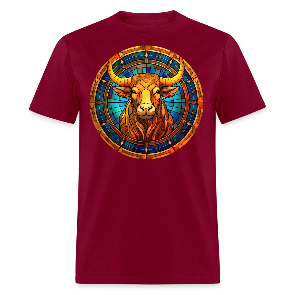 Men's Mosaic Taurus Classic T-Shirt - burgundy