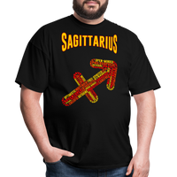 Thumbnail for Men's Power Words Sagittarius Classic T-Shirt - black