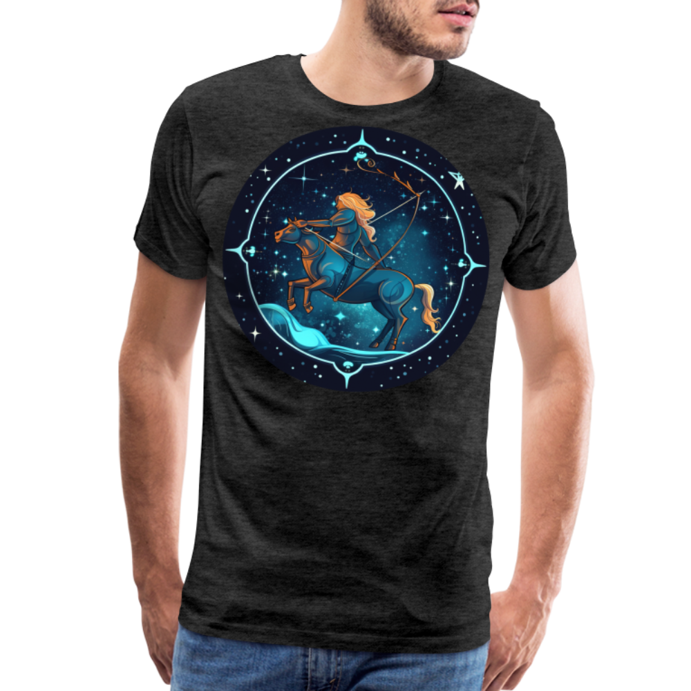 Men's Magic Sagittarius Premium T-Shirt - charcoal grey