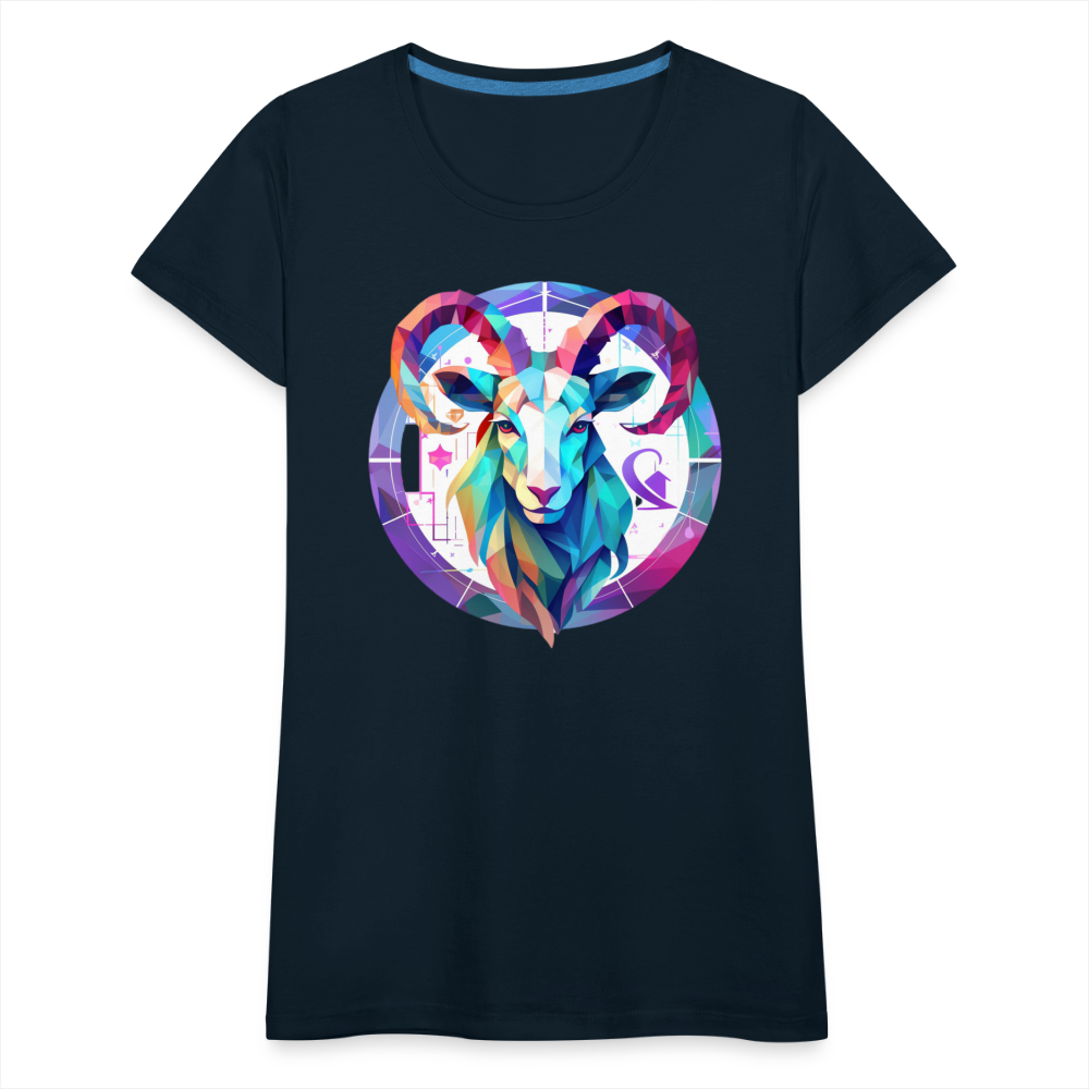 Women’s Mythical Aries Premium T-Shirt - deep navy