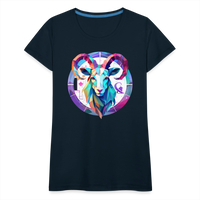 Thumbnail for Women’s Mythical Aries Premium T-Shirt - deep navy