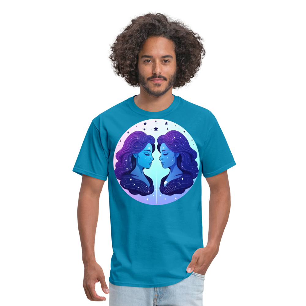 Men's Magic Gemini Classic T-Shirt - turquoise