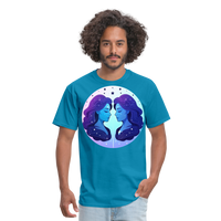 Thumbnail for Men's Magic Gemini Classic T-Shirt - turquoise