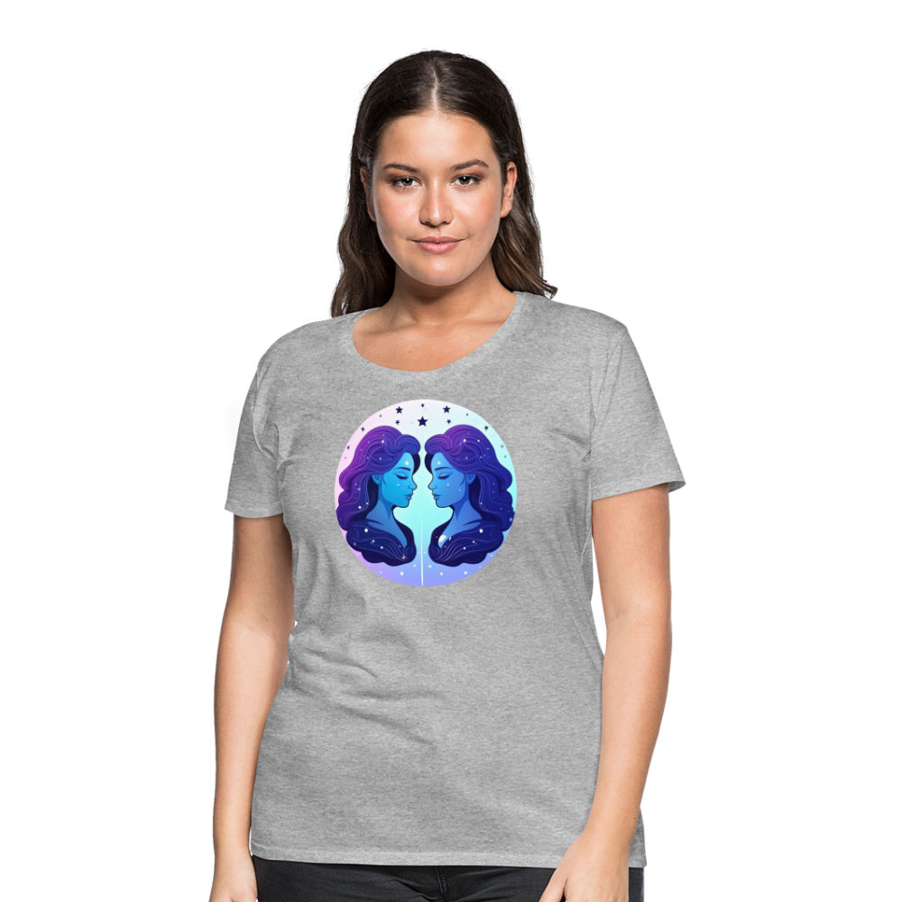 Women’s Magic Gemini Premium T-Shirt - heather gray