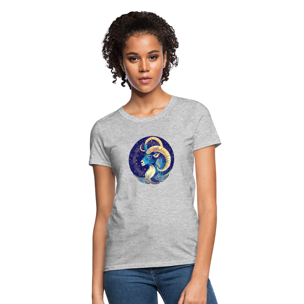 Women's Mythical Capricorn T-Shirt - heather gray