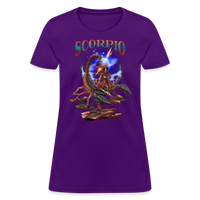 Thumbnail for Women's Astral Scorpio T-Shirt - purple