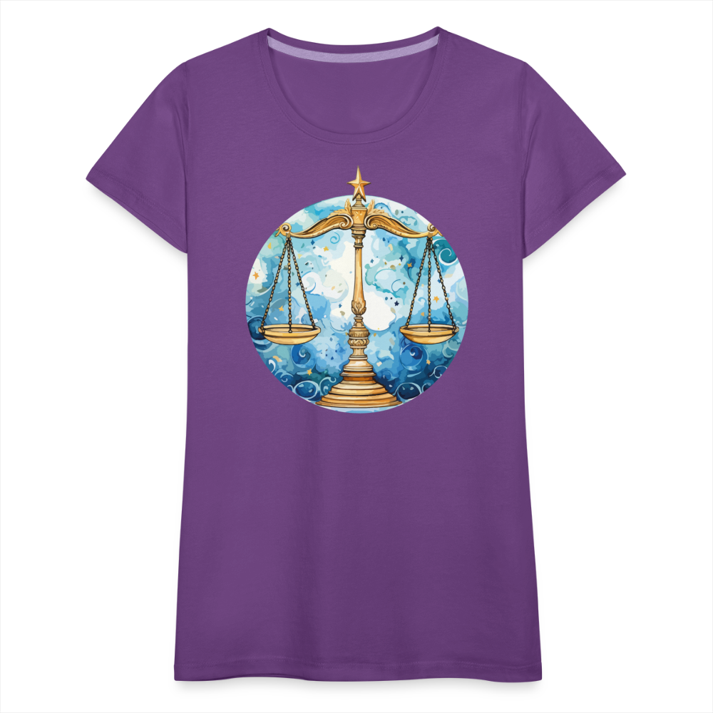 Women’sMythical Libra Premium T-Shirt - purple