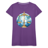 Thumbnail for Women’sMythical Libra Premium T-Shirt - purple