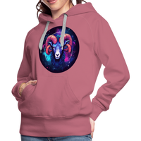 Thumbnail for Women’s Magic Aries Premium Hoodie - mauve