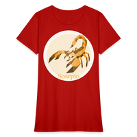 Thumbnail for Women's Mosaic Scorpio T-Shirt - red