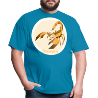 Thumbnail for Men's Mosaic Scorpio Classic T-Shirt - turquoise