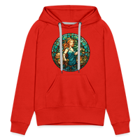 Thumbnail for Women’s Mosaic Virgo Premium Hoodie - red