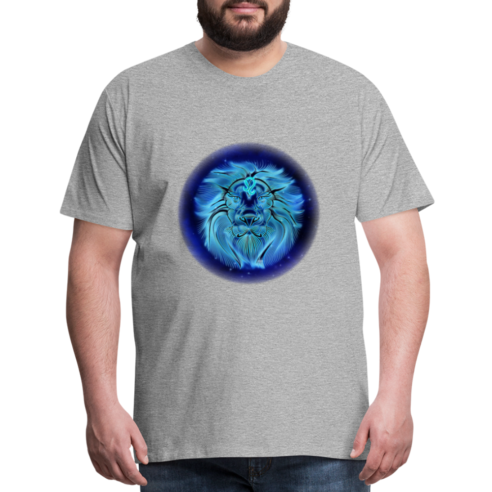 Men's Leo Premium T-Shirt - heather gray