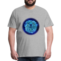 Thumbnail for Men's Leo Premium T-Shirt - heather gray