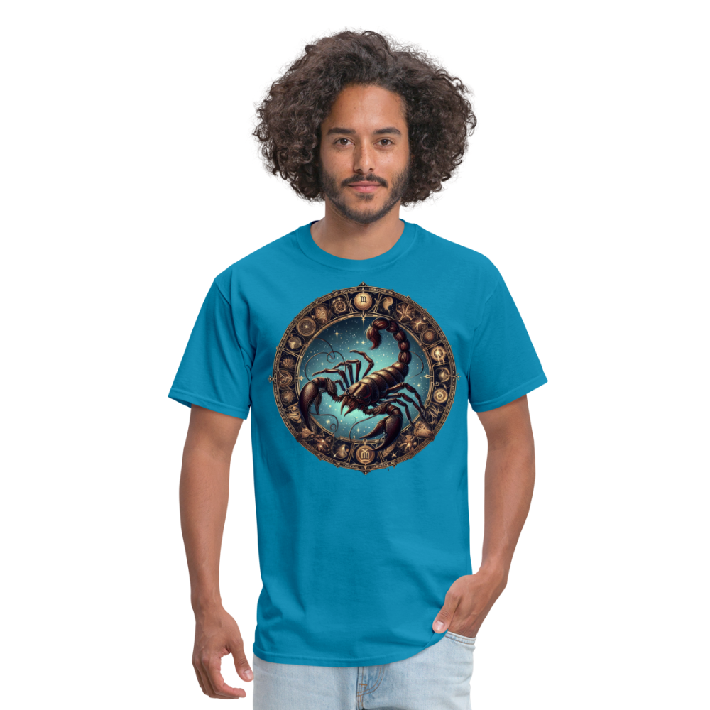 Men's Mythical Scorpio Classic T-Shirt - turquoise