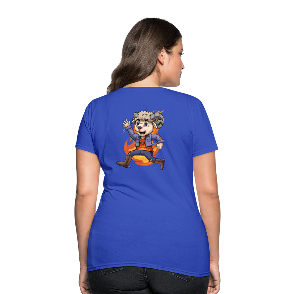 Women's Aries New Design T-Shirt - royal blue