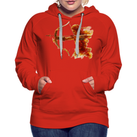 Thumbnail for Women’s Mythical Sagittarius Premium Hoodie - red