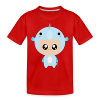 Thumbnail for Kid’s Bobbly Pisces Premium Organic T-Shirt - red